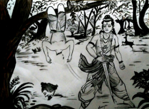 রাম কর্তৃক নিরপরাধ শূদ্র শম্বুকের হত্যা শূদ্র